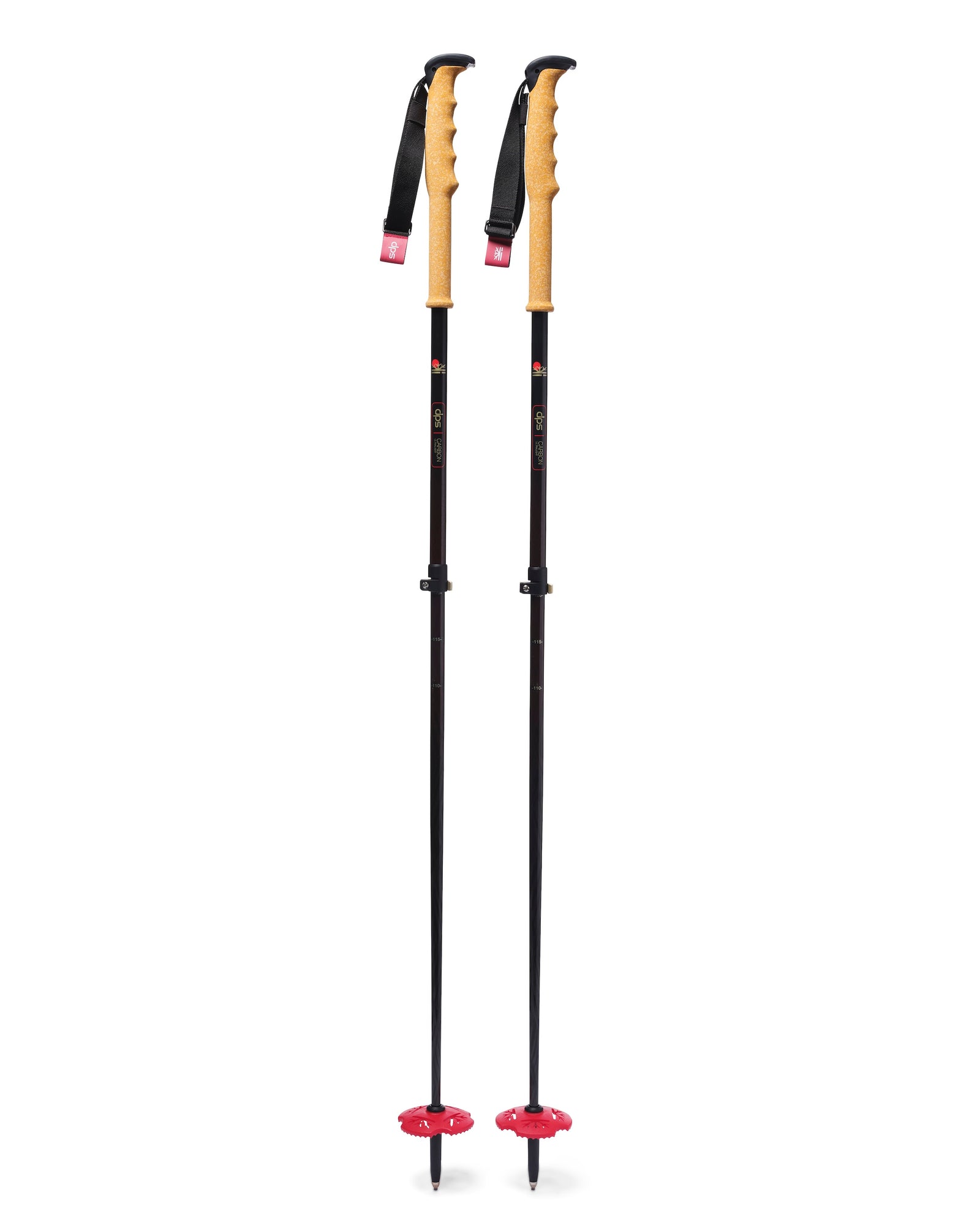 collapsible ski pole for cross country Carbon Ultralight Adjustable Pole